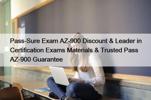 Pass-Sure Exam AZ-900 Discount & Leader in Certification ...